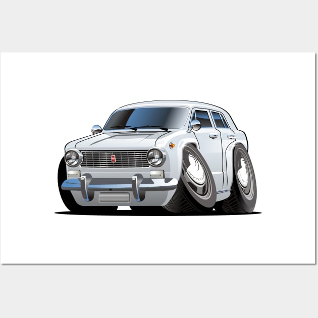 cartoon car Wall Art by Mechanik